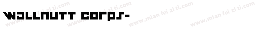 Wallnutt Corps字体转换